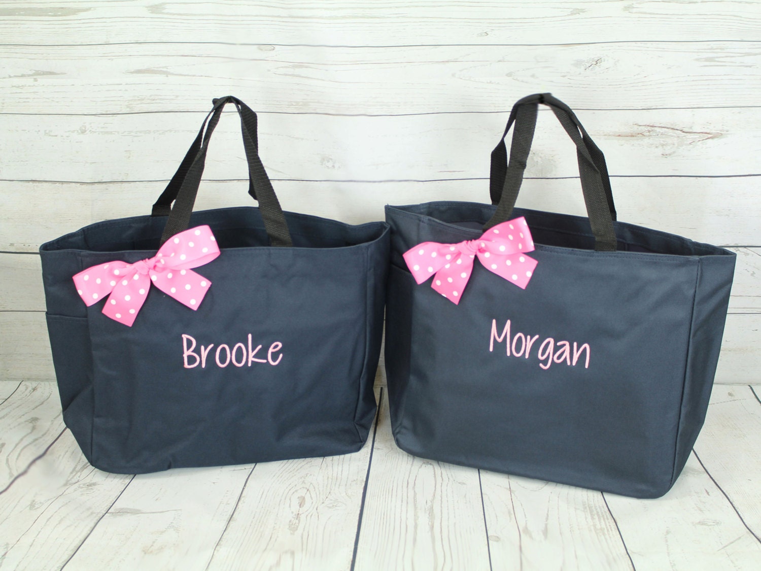 Bridesmaid Gifts Personalized Wedding Tote Bag Wedding Party