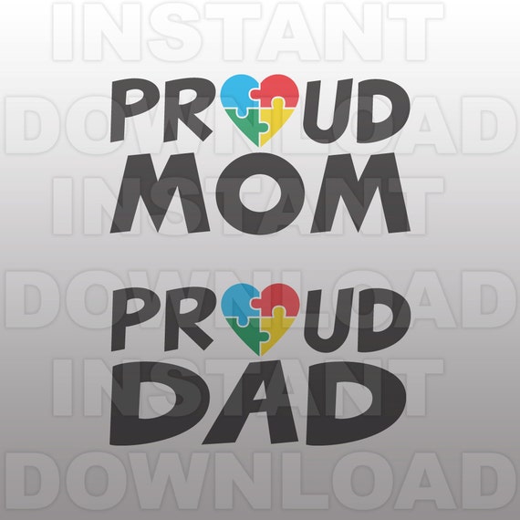 Download Autism SVG File Autism Puzzle svg Proud Mom svg Proud Dad ...