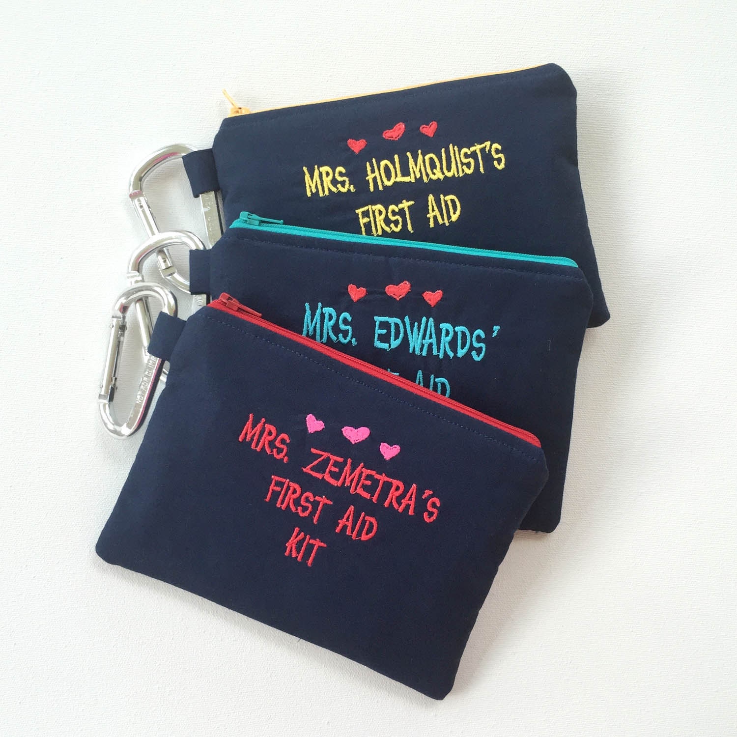 Personalized First Aid Kit POUCH ONLY Teacher gift Medicine