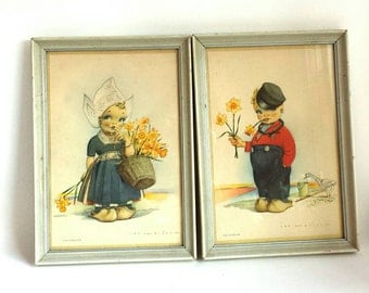 Dutch boy and girl | Etsy