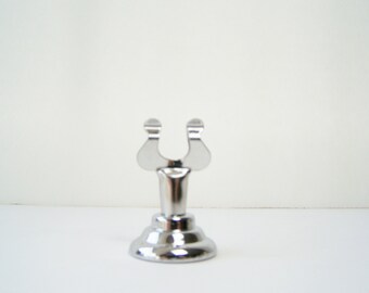 Place Card Holder, Set of 6 Stainless Steel Harp Clip for Label, Buffet Food Marker, Seating Cards, Wedding Table Number Holder