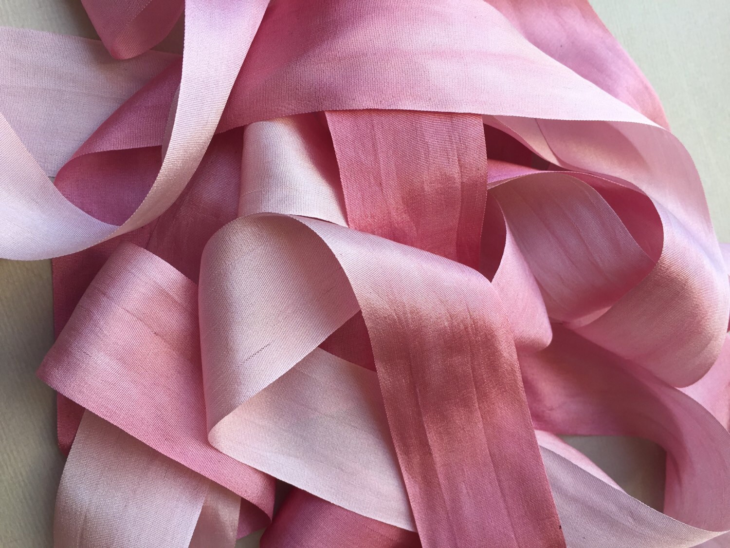 1 metre of 32mm variegated silk ribbon (colour V028) from SilkStudio on