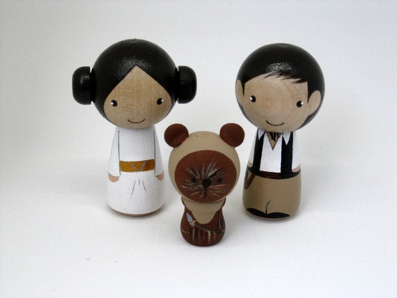 princess leia and ewok doll