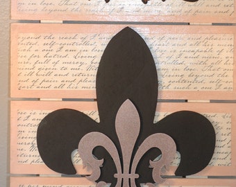 Fleur De Lis Wall Hanging , Fleur De Lis Wall Decor