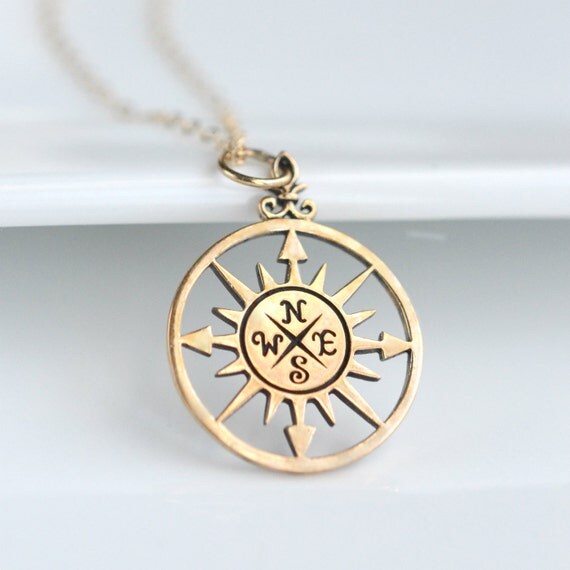 travel jewelry gold compass necklace layering by bellezamia travel jewelry gold compass necklace layering by bellezamia