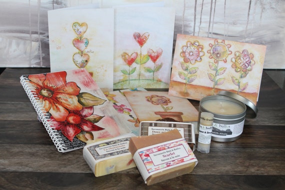 Coffret cadeau Zen produits de bain/détente cartes de