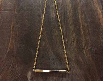 African Porcupine Quill Bar Necklace