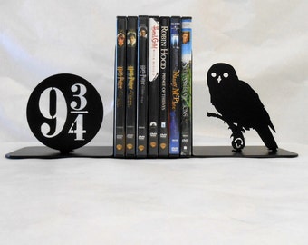 Metal Art Bookends, Movies, Books, Owl, Organizer