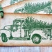 Rustic Christmas Cards Bringing Home the Tree Country Style