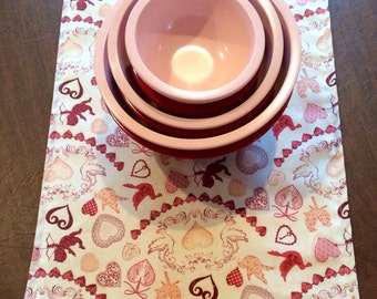 Valentines Day Table Runner 72 by SewMuchfromMichele on Etsy