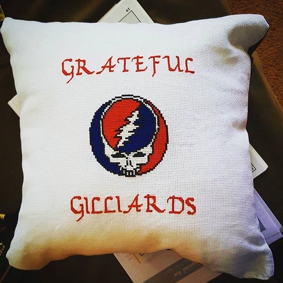 grateful dead bear pillow