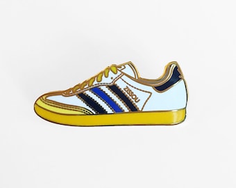 Zissou Adidas Enamel Pin - The Life Aquatic with Steve Zissou - Wes Anderson Pin - Illustrated Lapel Pin