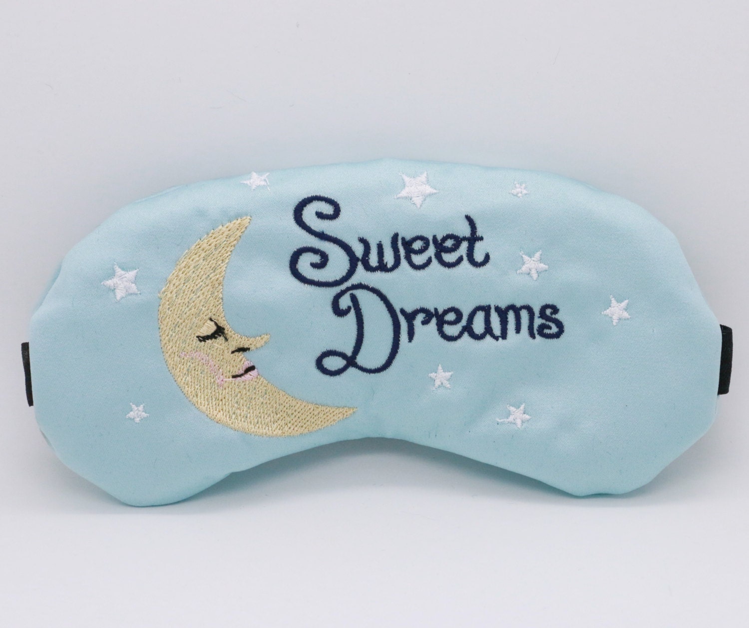 Sweet Dreams Sleeping Moon Satin Sleep Mask