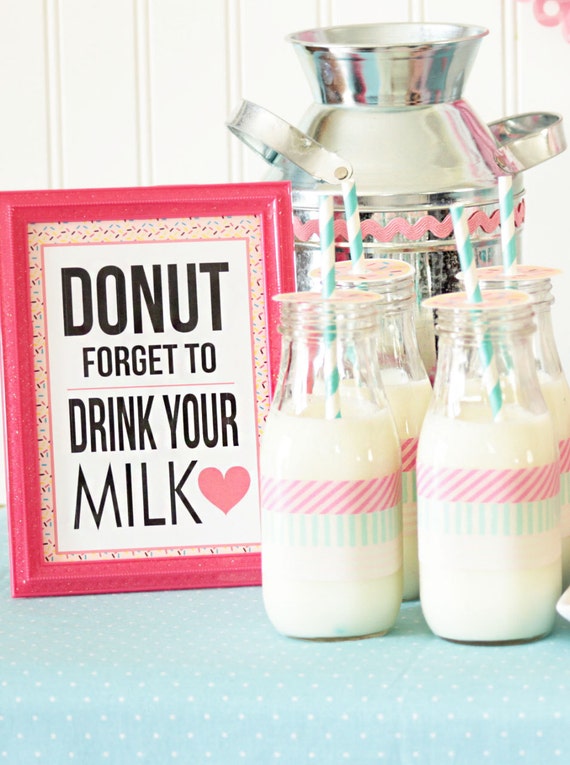 Donuts Valentine Printable Party | Donuts Birthday | Love Donuts Party Printable | Donut Party | Kids Valentine Printables Il_570xn