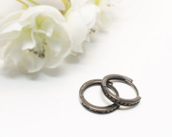 Sterling Silver Hoop Earrings - Tiny Hoop Earrings, Minimalist Earrings, Tiny earrings, Sterling Earrings, Dainty Hoops, Minimalist Jewelry