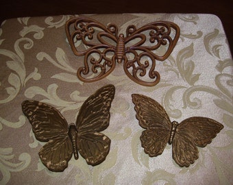Three Home Interior Butterflies