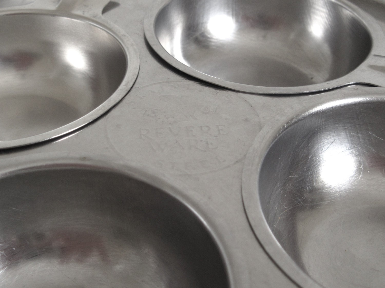 Revere Ware Egg Poacher Insert 4 Cups for 8 skillet