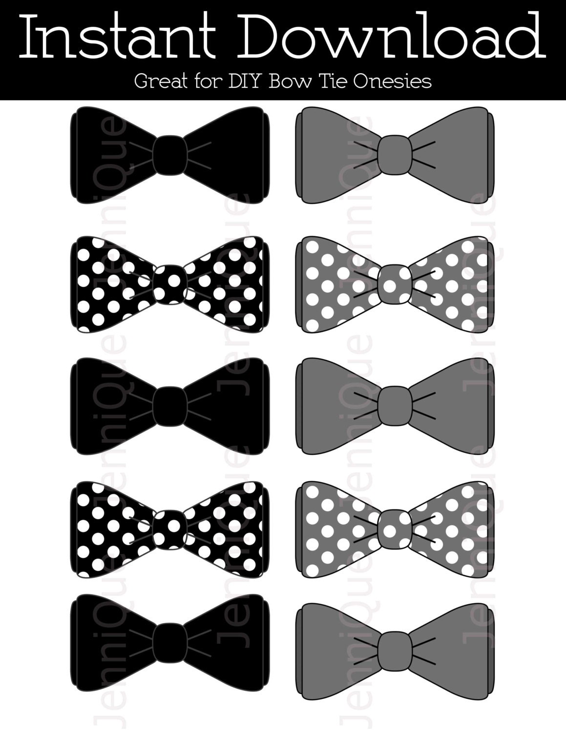 printable bow tie bow tie cut outs bow tie baby shower