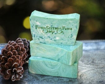 Christmas Soap, Christmas Eve Soap, Christmas Gift, Sugar Spruce, Christmas Soap Gift, Sugared Spruce, Sugar Cookies, Christmas Trees