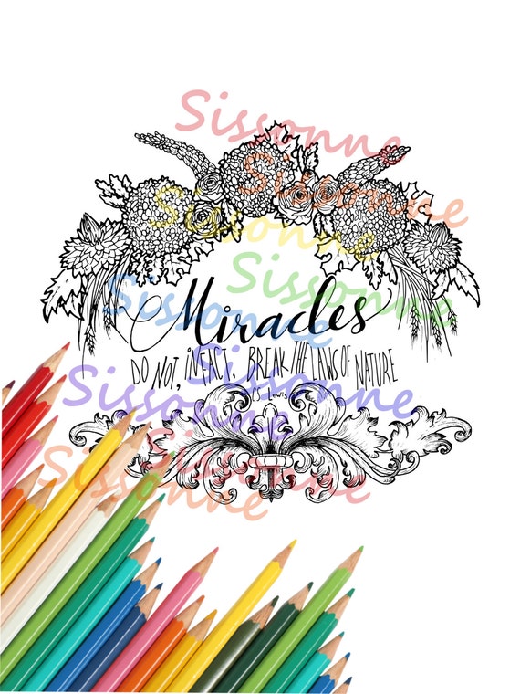 C.S. Lewis Quote Coloring Page Download PDF Print Printable