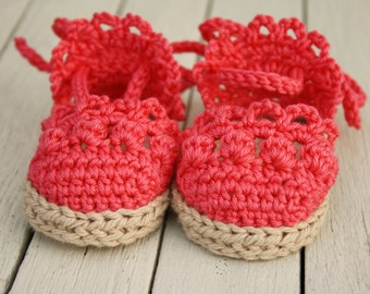 Crochet Baby Espadrille Pattern Baby Espadrille Sandals