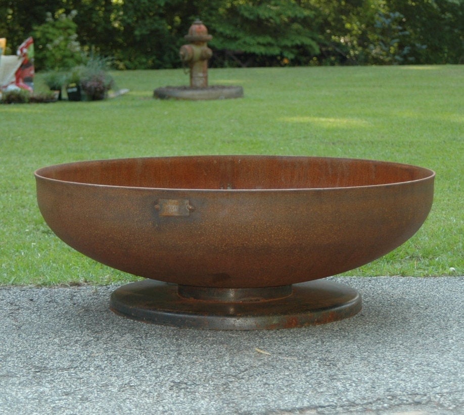 Fire Pit 42 Medium Depth Pedestal Base by Firepitsatlanta on Etsy