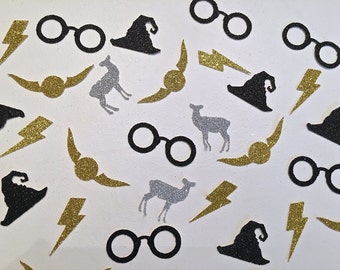 Harry Potter Glitter Confetti -- Harry Potter Party / Bridal Shower / Birthday Party / Bachelorette Party / Wedding Decorations