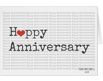Happy Anniversary Card, Parents Anniversary Card, Congrats Card, Wedding Card, Anniversary Card, Special Occasion Card, 1st Anniversary Card