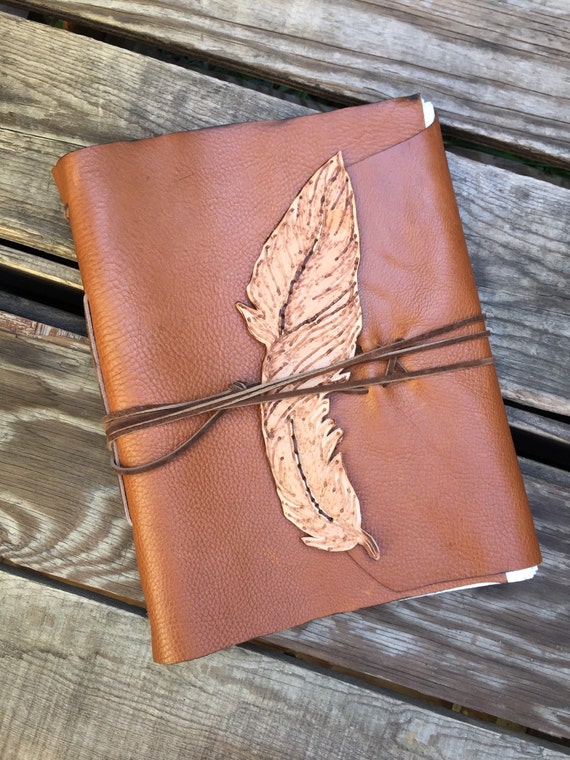 Feather Quill Sketchbook Large Handmade Writing Journal