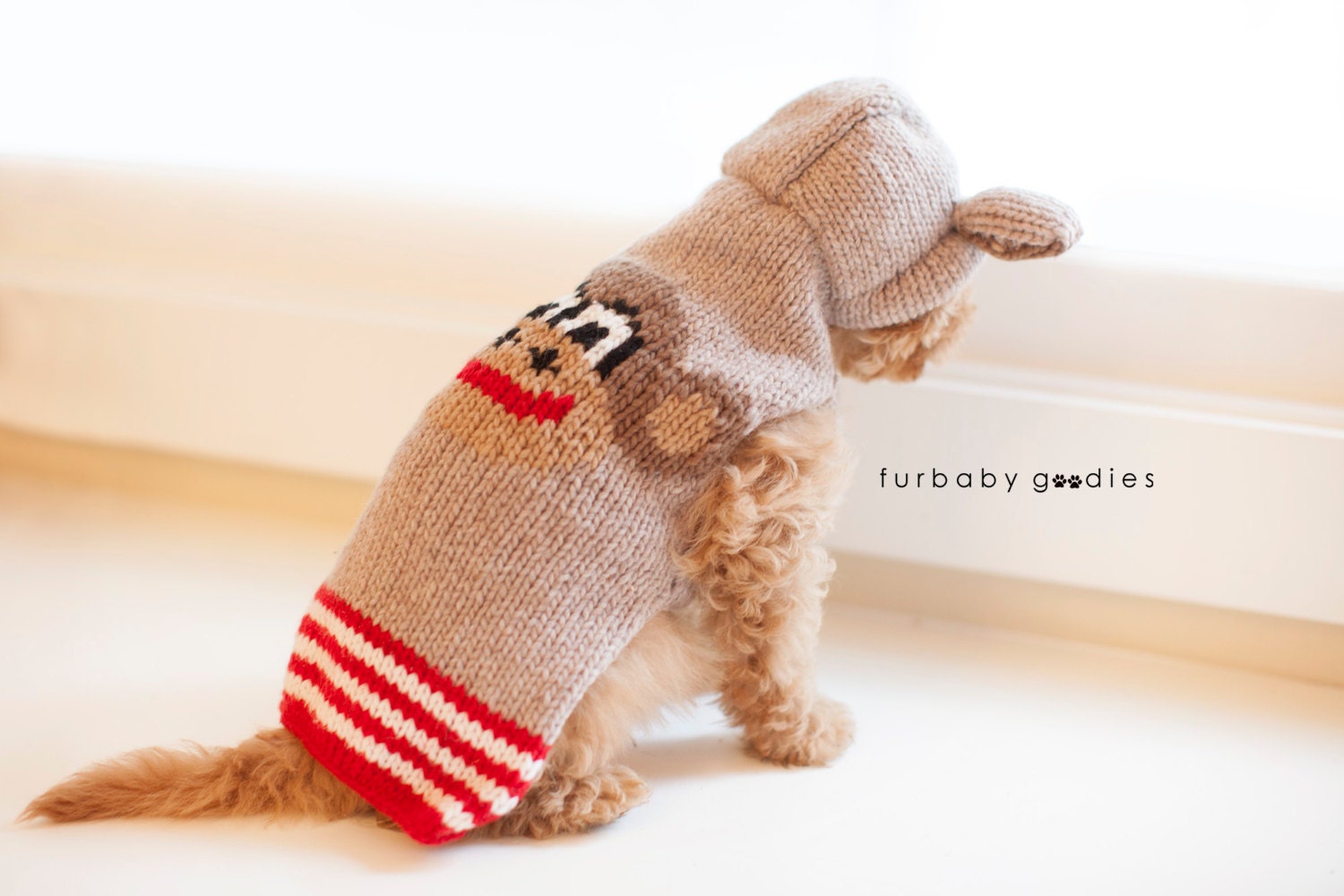 how to make a dog sweater from a sock