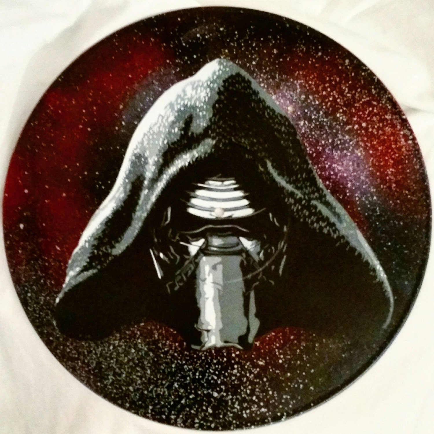 Star Wars Kylo Ren The Force Awakens Spray Paint and Stencil