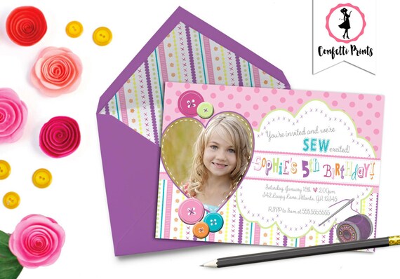 LALALOOPSY Birthday Invitation / Photo Card Printable Il_570xn