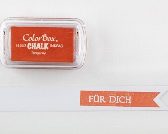 ♥♥ Orange - Tangerine chalk Inkpad