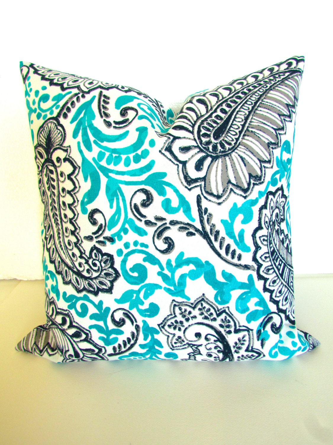 blue outdoor pillows