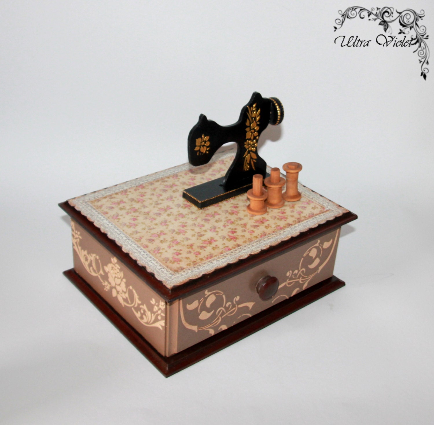 Sewing / knitting needles box sewing machine thread needle