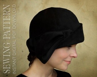 SEWING PATTERN - Daryn, 1920s Twenties Cloche Hat for Child or Adult