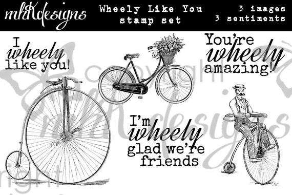 Wheely Like You Digital Stamp Set