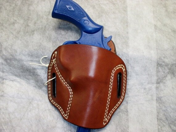 Handmade S&W K Frame Revolver 3 Inch Pancake Holster Right