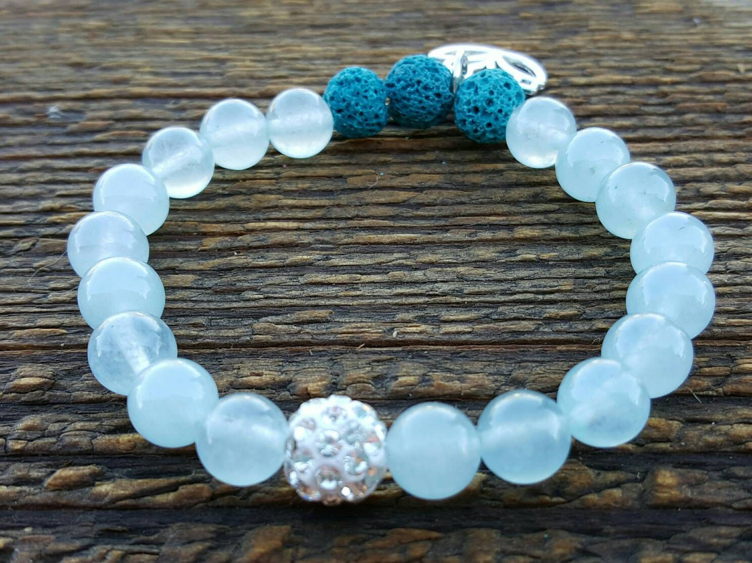 Essential Oil Diffuser Gemstone Aromatherapy Bracelet