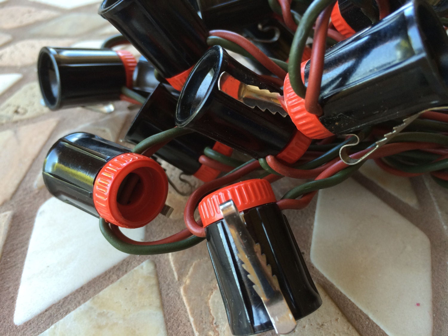 Vintage Christmas Lights 14 Socket C7 Christmas Lighting