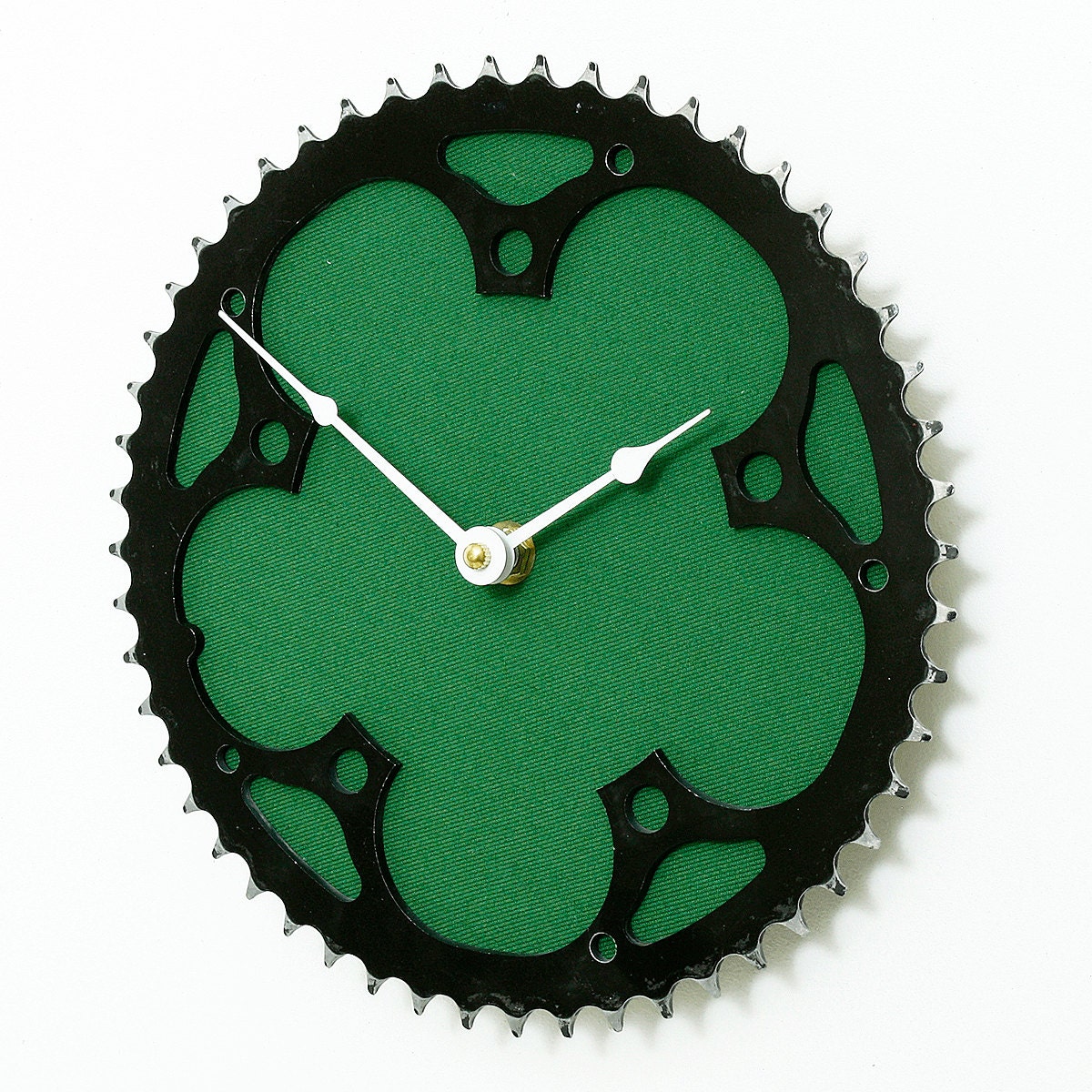 Recycled Bicycle Cog Wall Clock Bike Clock by treadandpedals