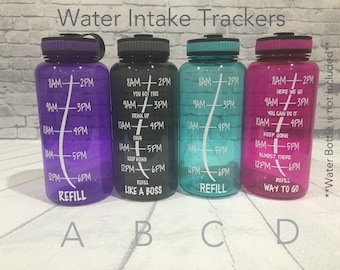 Water Intake Tracker Decal ***DECAL ONLY*** Water bottles are not included