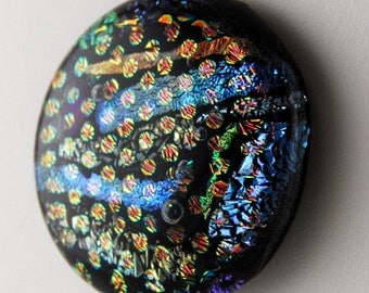2749 dichroic cabochon - free shipping