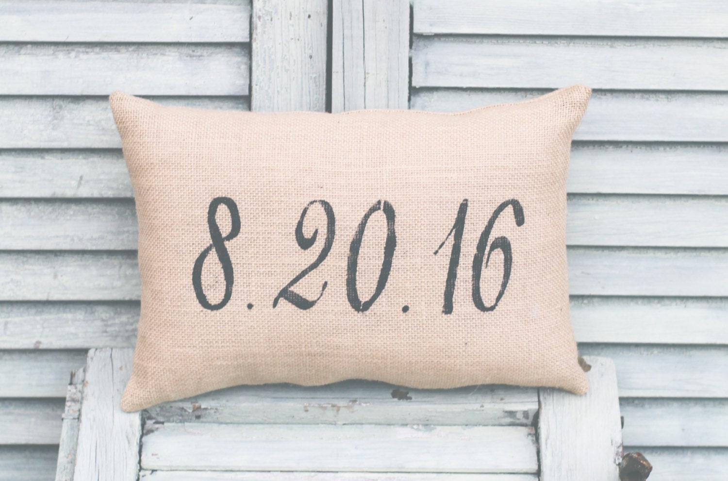 Date Decorative Pillow Decor Pillow Wedding Pillow Birth of