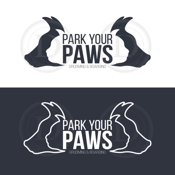 Premade Cat & Dog Logo Watermark Business Logo by LeeDamianDesign