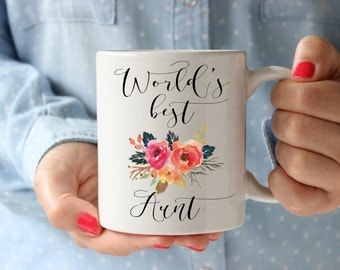 Worlds Best Aunt Mug, Gifts for Aunt, Aunt Mag, Aunt Coffee Mug, Worlds Best Aunt, Christmas gift Aunt, New Aunt Mug, Best Aunt Ever, Gift