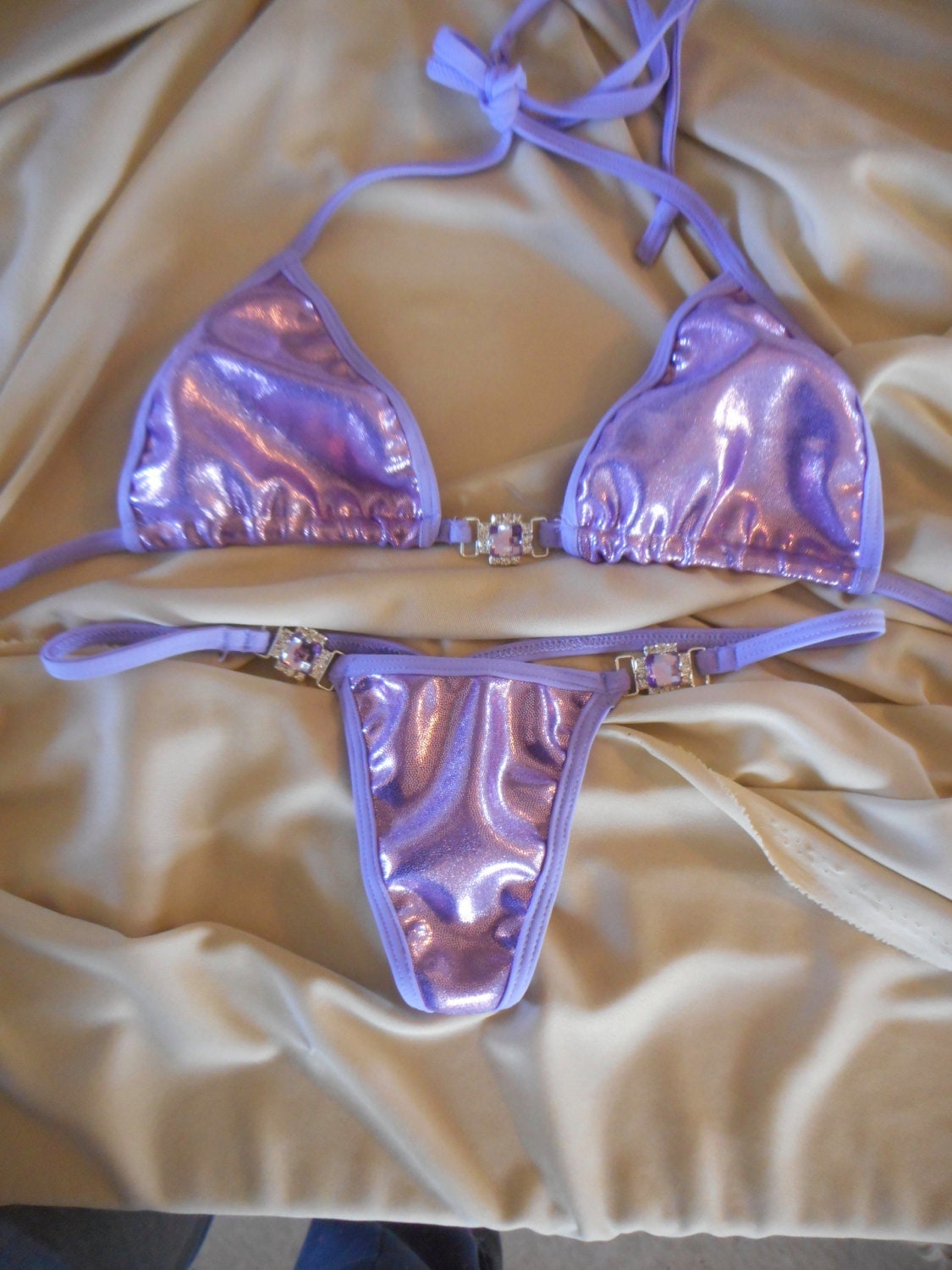 light purple mystique g string bikini exotic dancewear