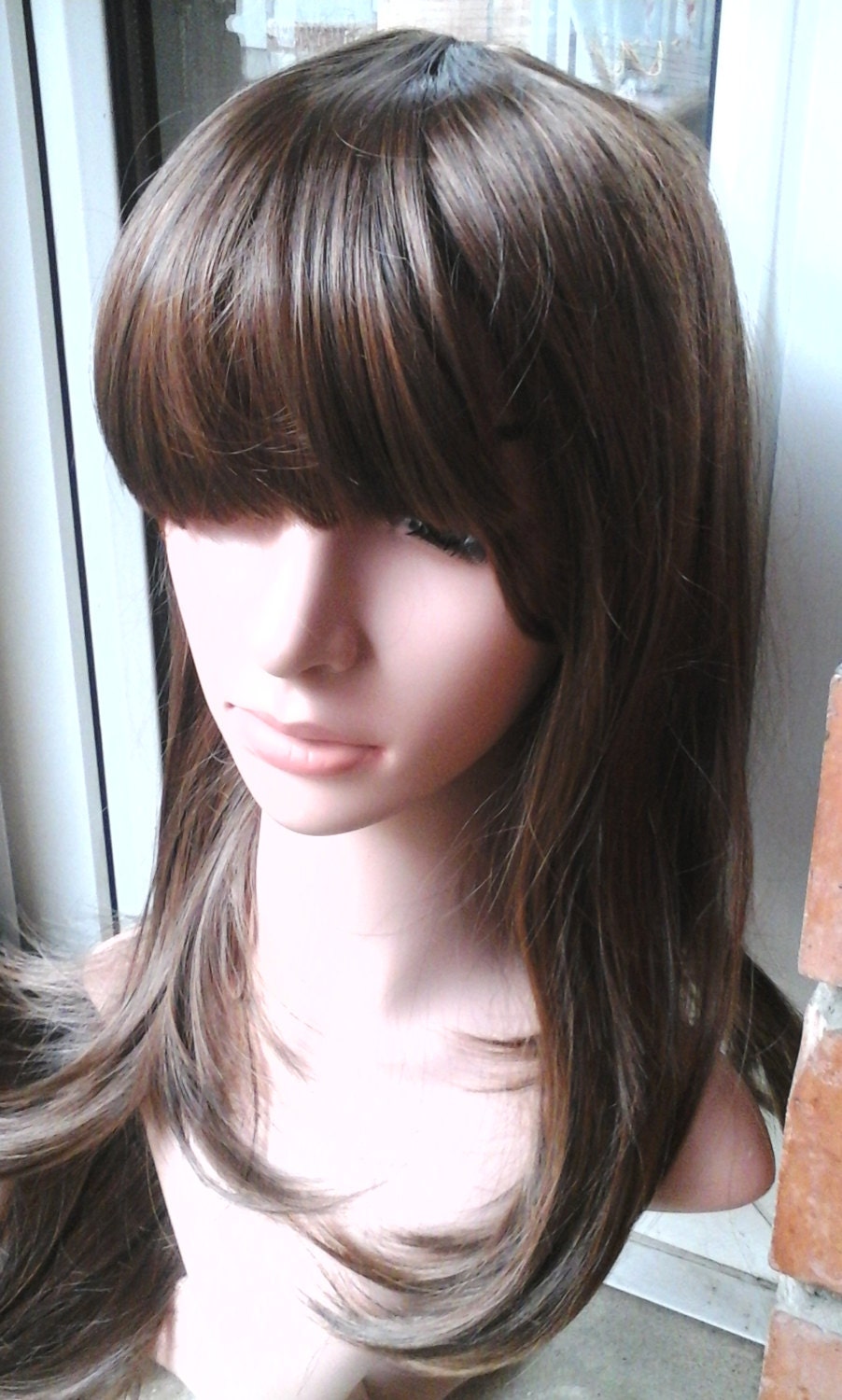 cosplay brown wig wigs by hotarunoyoru on Etsy