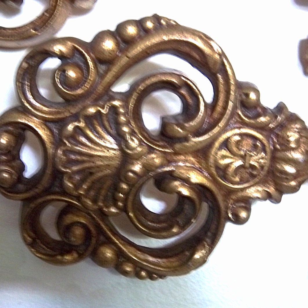 Vintage Gold Leaf Keys Wall Art