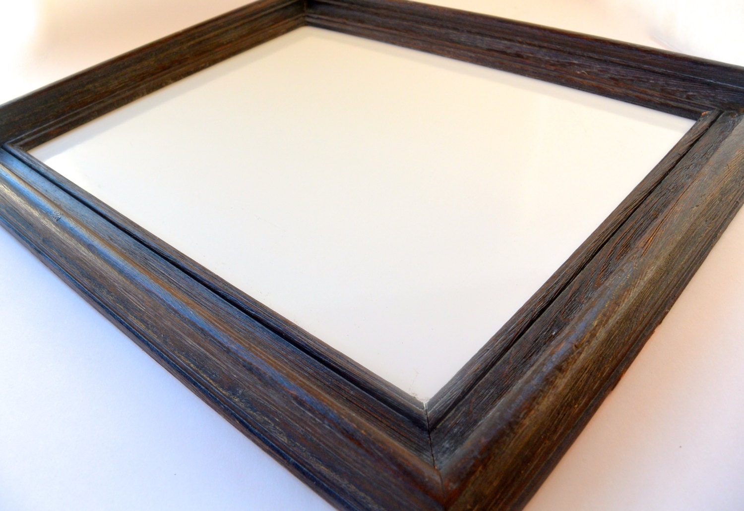 Wooden Frame With Dry Erase Board White Board Repurposed and